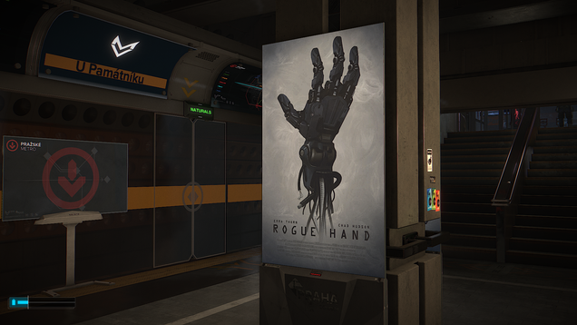 Notice the segregated TRAIN STATION. “Naturals” and “augs” section signs cover the walls.